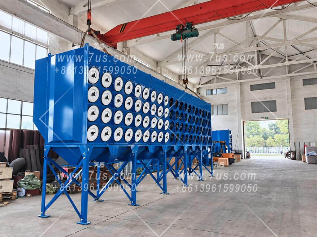 Complete collector after upper and lower sections are assembled together