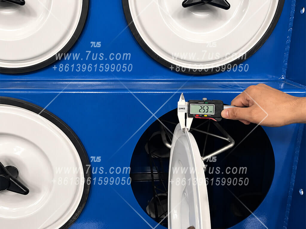 Cover plate thickness measurement