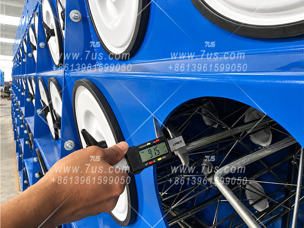 Curved plate thickness measurement