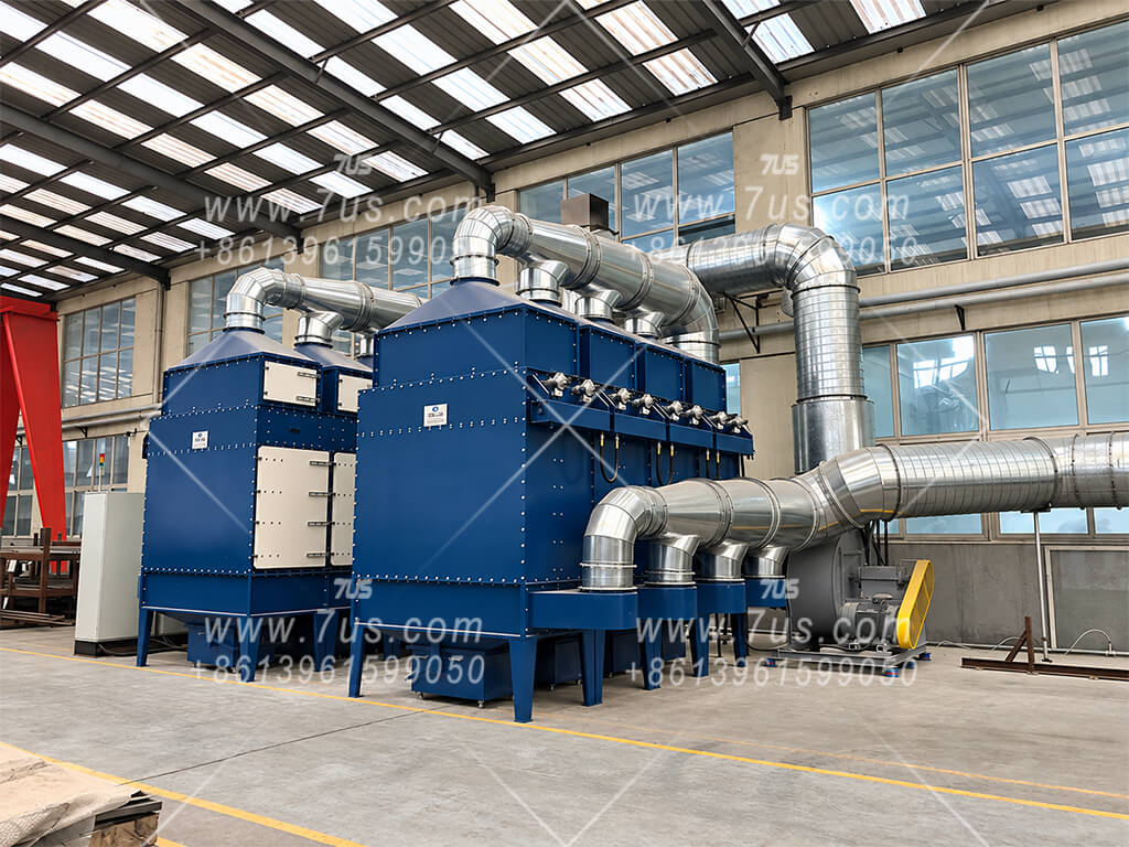 Grinding — Direct Indoor Discharge with HEPA final filtration