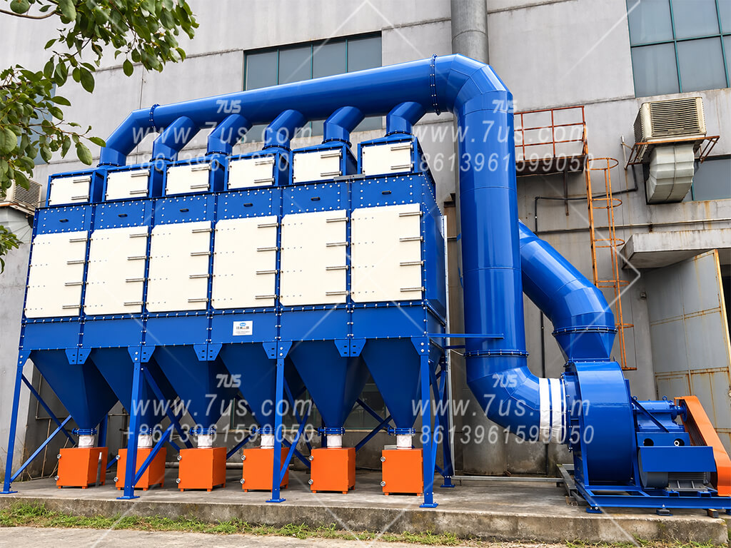 Lower Emissions with Outdoor Exhaust — 7US HEPA dust collection installation