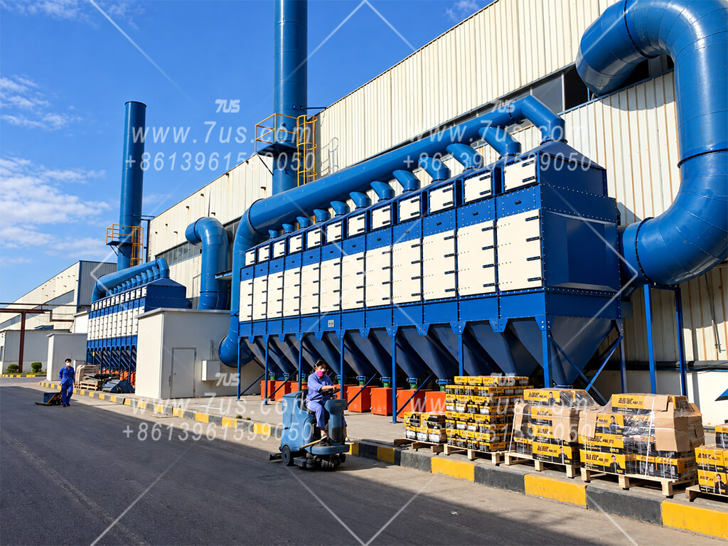 Lead-Dust Collection — HEPA Final Filtration — vertical cartridge dust collector with HEPA final filtration