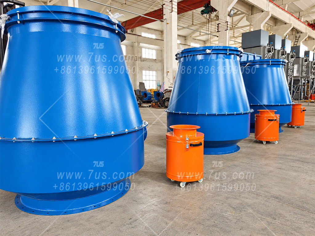 DN900 · Welding Fume Extraction — Ambient-temperature spark arrestor for a welding fume dust collection system.