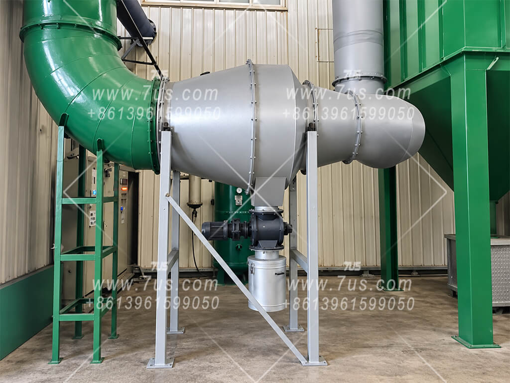 DN1000 · Secondary Lead Smelting — High-temperature spark arrestor installed upstream of a baghouse serving a secondary lead smelting furnace.