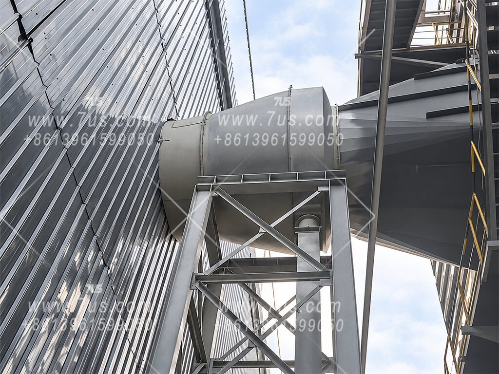 DN1950 · Smelting Furnace — High-temperature spark arrestor installed upstream of a smelting furnace baghouse dust collector.