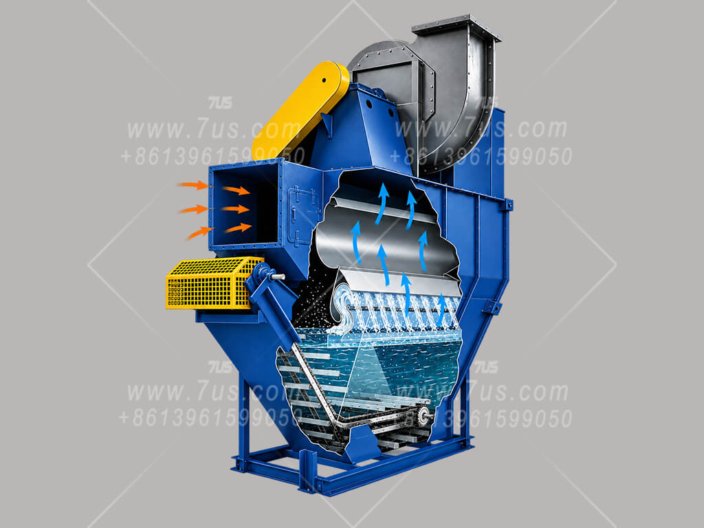 EHWD-C internal cutaway and airflow illustration
