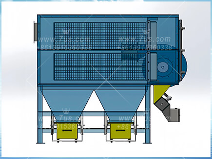 Flat bag house