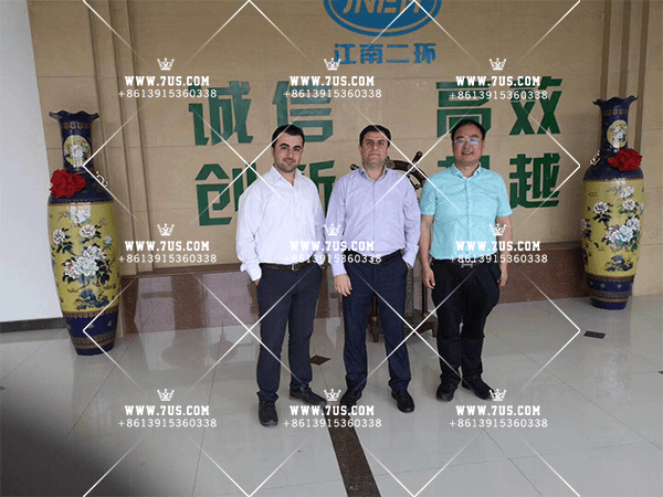 Customers visit our company