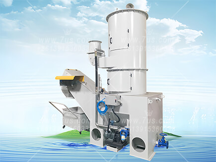 Venturi wet dust collector