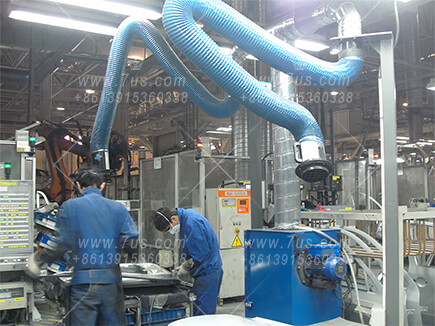 Flexible Welding Fume Arm