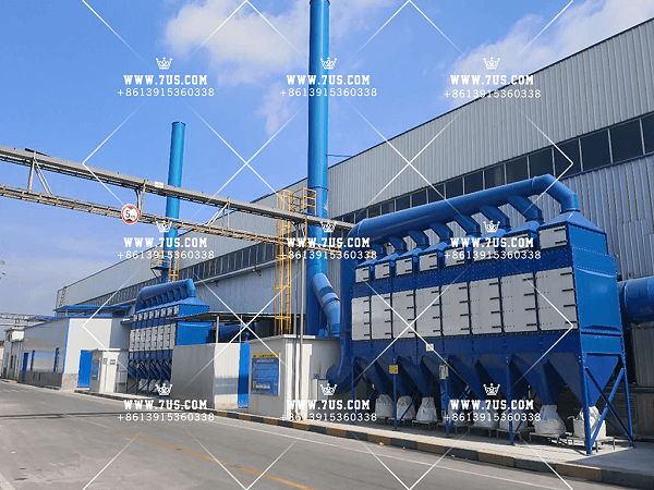 Multi post centralized grinding collector