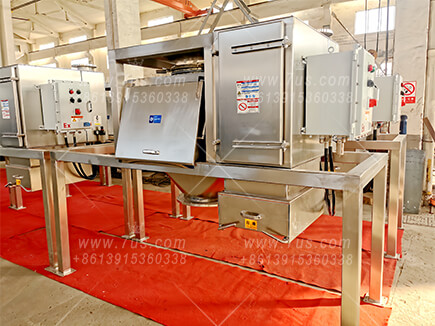 Powder Feeding Station Eliminates Dust