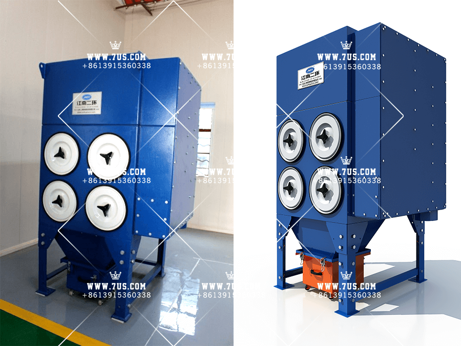 Dust collector for laser cutting
