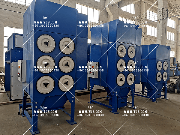 Downflow all -in-one dust collector