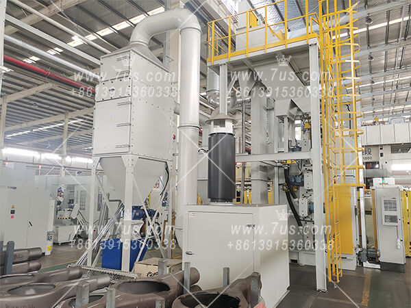 dry dust collector for shot blasting machine