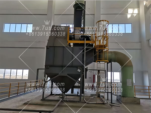 Wet dust collector for acid or alkalinity dust