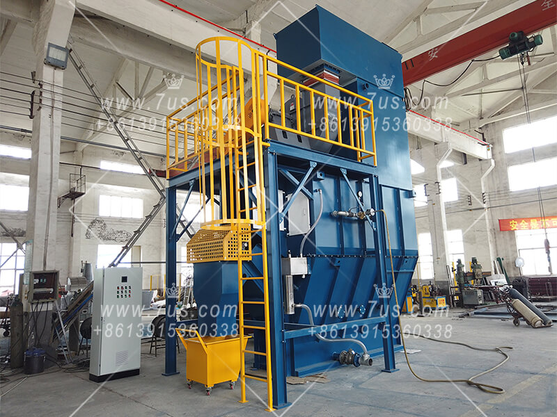 Wet dust collector for casting waste gas