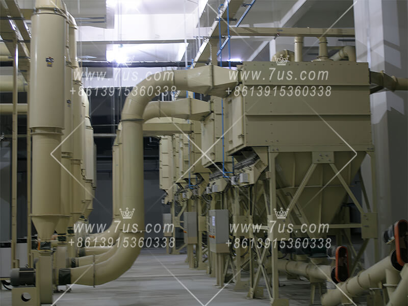  flat bag dust collector