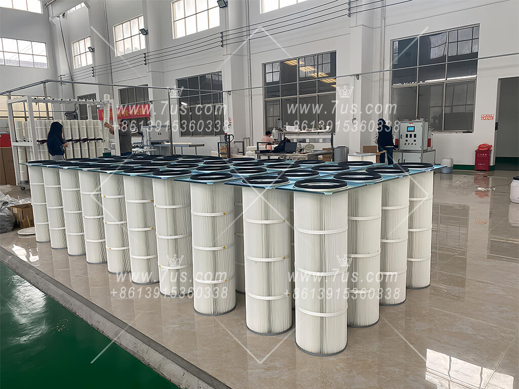 Filter cartridge production equipment