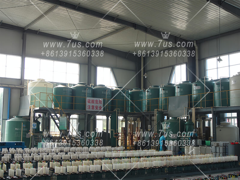 Concentrated sulfuric acid dilution system