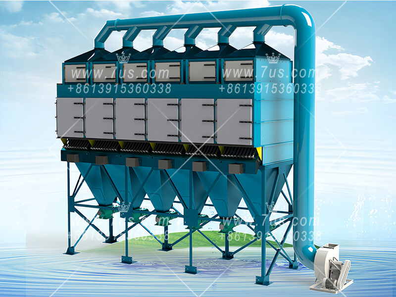 flat bag dust collector
