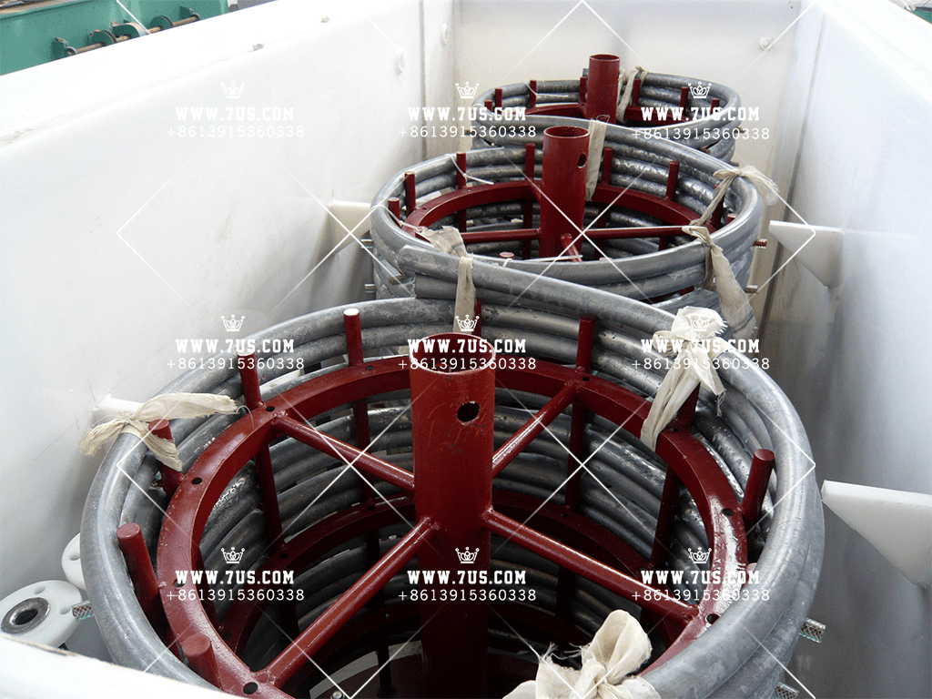 Lead tube heat exchanger