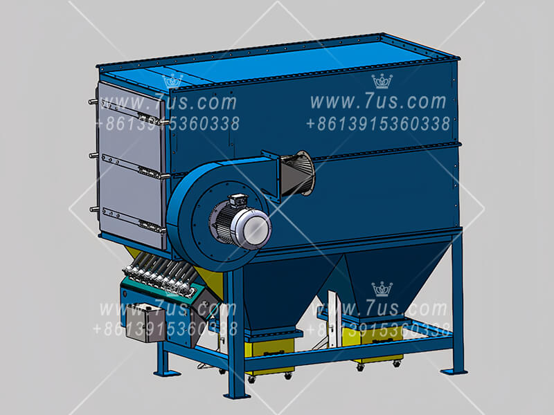 flat bag dust collector