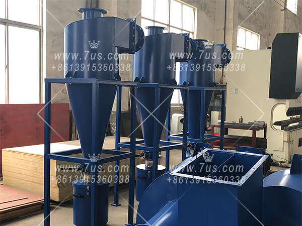 Woodworking dust collector-split type single tube cyclone