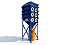 Downflow modular combination dust collector
