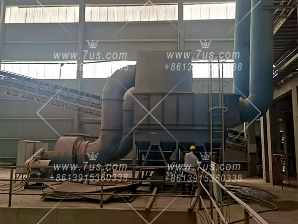 wet dust collector for ore crushing